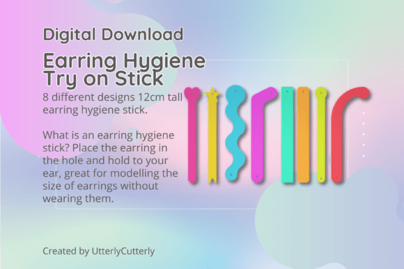 3D Print Earring Hygiene & Display Sticks for Your Shop